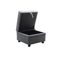thumbnail image 3 of MAYEERTY Sofa Ottoman Footrest with Storage, Multi-Variant Foot Stool for Home, Bedroom, Living Room, 3 of 4