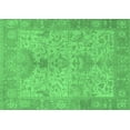thumbnail image 1 of Ahgly Company Indoor Rectangle Oriental Emerald Green Traditional Area Rugs, 6' x 9', 1 of 4