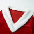 thumbnail image 5 of IWRICH Christmas T Shirts for Women Xmas V Neck Trim Tees Casual Loose Long Sleeve Pullover Tops Red XXL, 5 of 9