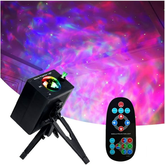 LED night light with remote and voice control, for bedroom/home party/KTV with star light projector (tripod)