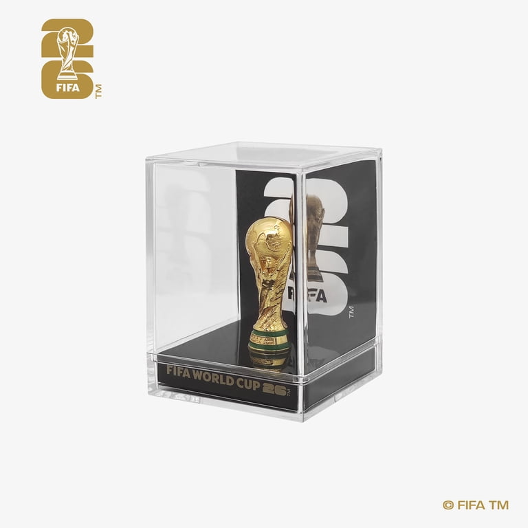 FIFA World Cup 2026 Soccer 3D Trophy Replica in Display Case