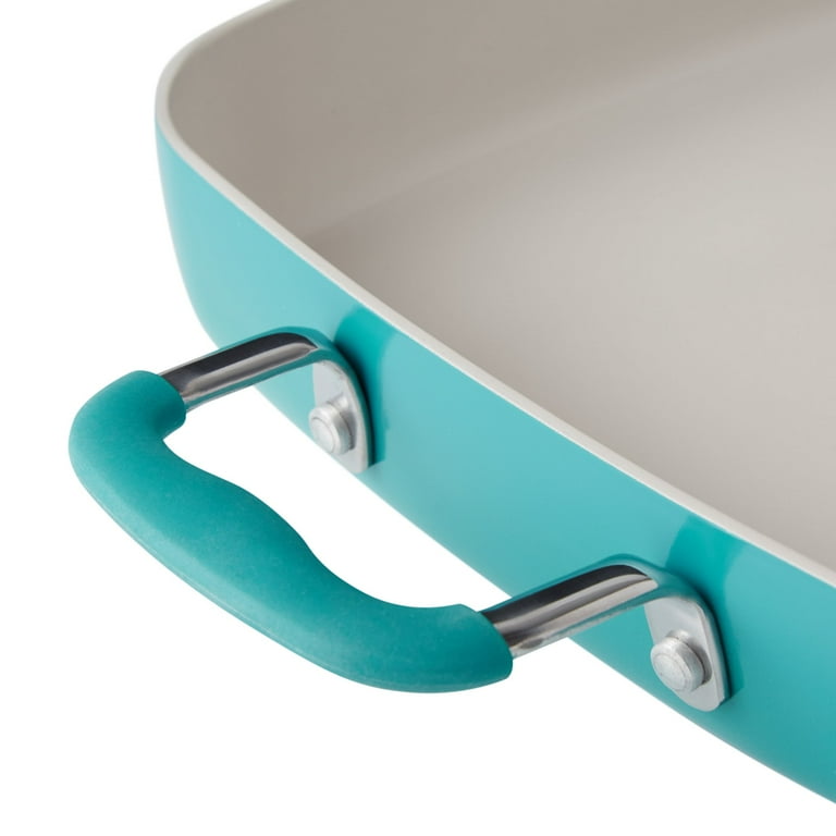 The Pioneer Woman 12-Inch Ceramic Sear & Bake Pan, Teal - Walmart.com