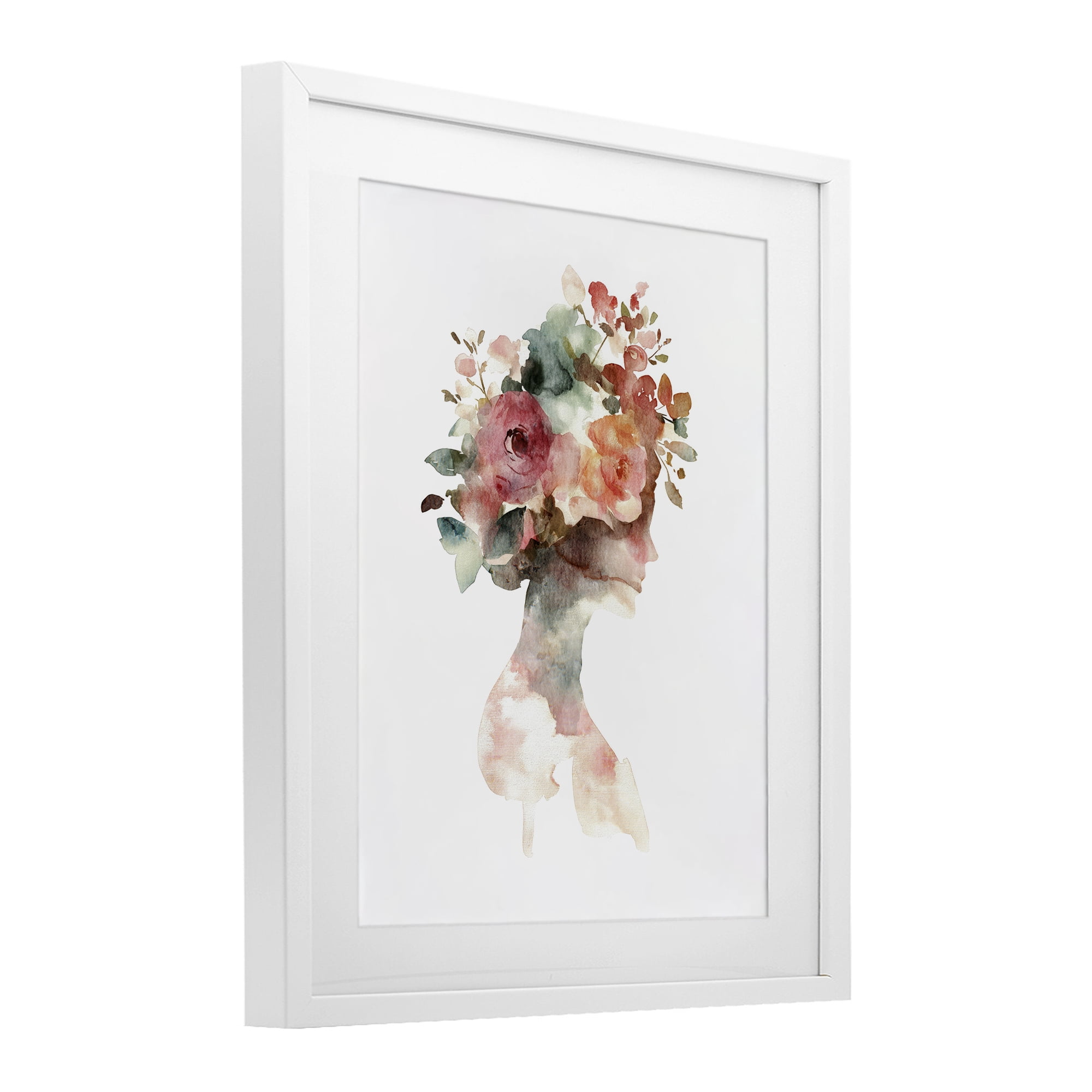 Stupell Industries Floral Dreamscape Silhouette White Framed Print Under Glass, design by Svetlana Aleynikova