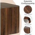 thumbnail image 5 of LAZZO Nesting Coffee Table Set of 2, Modern Wooden Coffee Table & End Table, Small Side Tables for Living Room, Bedroom & Apartment, Brown, 5 of 8