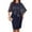 Navy, variant on Laqbezok Women's Plus Size Sequin Patchwork Bodycon Dress, Elegant Asymmetric Overlay Party Gown, Shimmering Capelet Sheath Dress, Cocktail Evening Pencil Dress for Curvy Figures
