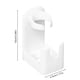 thumbnail image 4 of Bewildely Soporte para cepillo de eléctrico Montado en la pared Drenaje de baño Taza de enjuague bucal Estante de almacenamiento Juegos de accesorios de baño Blanco, 4 of 6