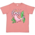 thumbnail image 3 of Inktastic Axolotl Unicorn with Rainbow Tail, Bubbles and Seaweed. Boys or Girls Toddler T-Shirt, 3 of 5