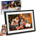 thumbnail image 1 of ELIME 10.1 inch WiFi Frameo Digital Picture Frame - 16GB Storage, 1280x800 IPS Touch Screen, MicroSD, 1 of 7