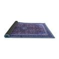 thumbnail image 2 of Ahgly Company Indoor Round Medallion Blue Traditional Area Rugs, 7' Round, 2 of 4