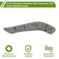 thumbnail image 5 of Front Passenger Side Rear Right Passenger Side Door Panel Handle Pull Trim Cover for BMW X1 F48 F49 2015-2020 No.51417937876 Beige ABS 1 Pc, 5 of 6