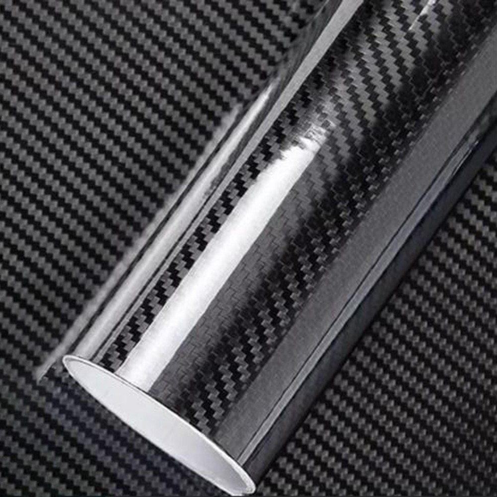 5d High Gloss Black Carbon Fiber Vinyl Bubble Free Air - Temu