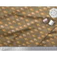 thumbnail image 2 of Soimoi Cotton Cambric Fabric Fish & Shells Ocean Print Sewing Fabric Yard 42 Inch Wide, 2 of 3