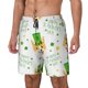 thumbnail image 1 of Fotbe happy dog. St. Patricks Day Traje de Baño para Hombre – Shorts de Natación de Secado Rápido con Forro y Bolsillos-XX-Large, 1 of 6