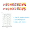 thumbnail image 2 of 6 sets Kids Fake Nails for Girls,Children Fake Nails Full Cover Short Nails for Kids, 2 of 5