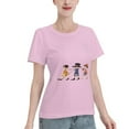thumbnail image 2 of T-Shirt Basique à Manches Courtes pour Femmes une Pièce, 2 of 6
