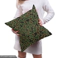 thumbnail image 4 of Ambesonne Camouflage Fabric by the Yard Upholstery, Green Forest Motif, 5 Yards, Green Brown Black, 4 of 4