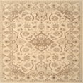 thumbnail image 1 of Ahgly Company Indoor Square Contemporary Sand Brown Abstract Area Rugs, 5' Square, 1 of 6