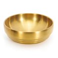 thumbnail image 1 of 7.3In Gold Large Stainless Steel Soup Bowl, 35OZ Double Walled Sashimi Dish, Unbreakable Bowl for Re, 1 of 5