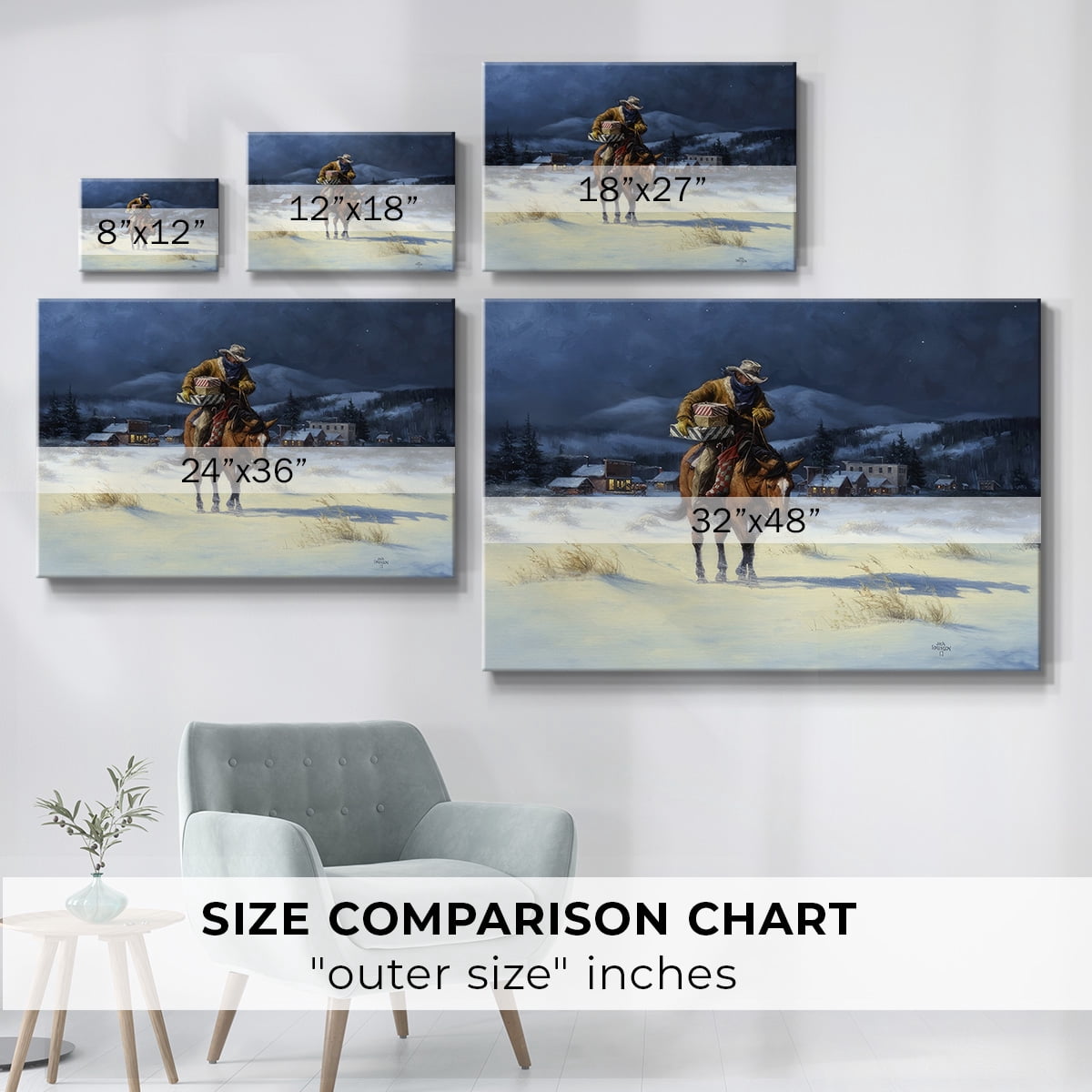 Bringing Christmas Home- Gallery Wrapped Canvas