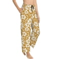 thumbnail image 2 of Xecao Rose Flowers Women's Straight Lounge Pajama Pants: The Epitome of Relaxed Sleepwear, 2 of 9