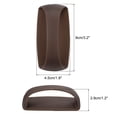 thumbnail image 2 of 6pcs Self-Stick Instant Cabinet Handle Pulls, Peel and Stick Cabinet Handles, Dark Brown, 2 of 5