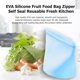 thumbnail image 5 of Bolsa de almacenamiento de alimentos de silicona Contenedor de congelador sellado de frutas reutilizable Autosellado, 5 of 7