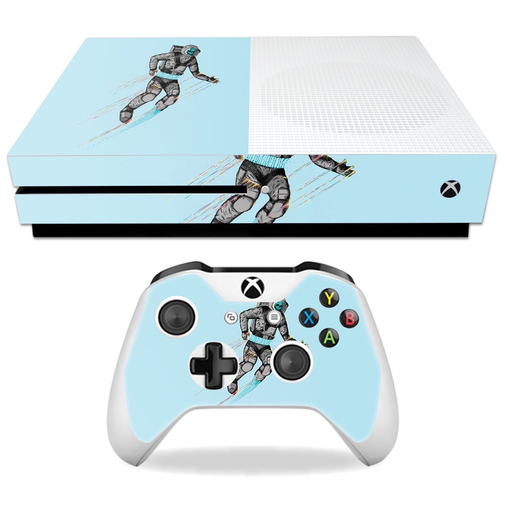 Pellicola Adesiva DeinDesign Per Xbox One S - Metallic Look Metal Antracite, Effetto Metallo, Protezione Anti-graffio