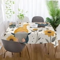 thumbnail image 6 of Ryvnso Sunflowers and Gnomes Rectangle Table Cloth Tablecover Dinning Tablecloth 60"x108", 6 of 8