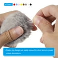 thumbnail image 3 of Uxcell Faux Fur Pom Poms for Hats, Fluffy Soft Fur Poms Balls, Pink 12 pack, 3 of 6