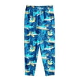 thumbnail image 4 of HUANBAI Costumes des Années 80 pour Hommes Pantalons de Jogging Pantalons Décontractés Pantalons de Course avec Cordon Tenue des Années 90 pour Hommes, 4 of 5