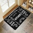 thumbnail image 4 of Drawing with Coloured Chalk Linen Non-slip Floor Mat, Entryway Doormat Durable Low-Profile Mat Home Decor, Rug Washable Kitchen Bathroom Laundry Bedroom Living Room Door Mat 30x17in, 4 of 6