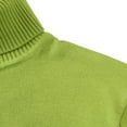 thumbnail image 6 of TFEOQRY Men's Pullover Turtleneck Sweater Knitted Casual Base Sweater Fall Winter Warm Solid Tops Green, 6 of 9