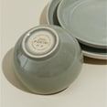 thumbnail image 5 of Pokini Stoneware Dinnerware Sets, Ceramic Plates and Bowls Sets, Microwaveable & Dishwasher Safe Dish Sets for 4, Kitchen Dinner Plates & Cereal Bowls, Gray Green, 5 of 9