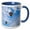 Blue/White, variant on 3drose, Usa, Albuquerque. International Balloon Fiesta, 11oz Two-tone Blue Mug
