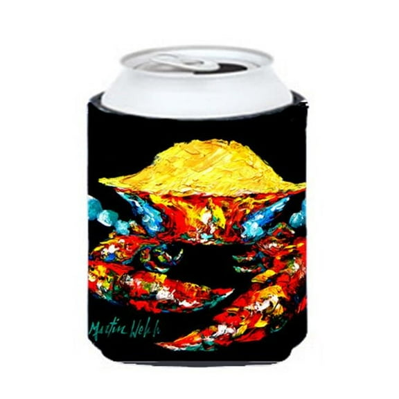 Crab Black Gold Can Or Bottle  Hugger