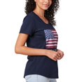 thumbnail image 2 of General Standard Womens Americana Tee, 2 of 2