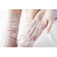 thumbnail image 4 of Vintage Sheer Socks,Summer Transparent Flower Ankle Socks,Thin Mesh Lace Elastic Jacquard Glass Silk Socks, 4 of 6