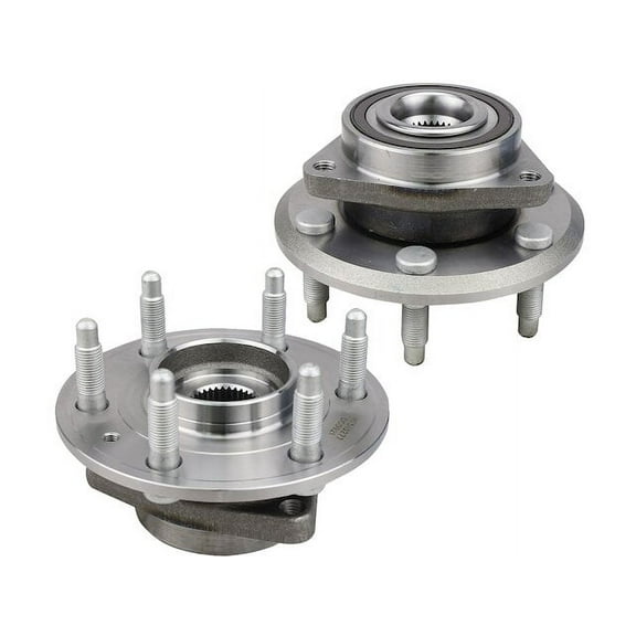 Wheel Bearing Hub Assembly - Set of 2 - Front or Rear - Compatible with 2007 - 2016 GMC Acadia AWD, FWD 2008 2009 2010 2011 2012 2013 2014 2015