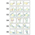 thumbnail image 3 of Bandage Élastique Auto-Adhérent Bande Cohésive Respirante Non Tissée, 3 of 8