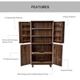 thumbnail image 3 of Better Homes & Gardens Lillian Storage Pantry, Walnut, 3 of 10