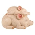 thumbnail image 4 of Ebros Whimsical Sleeping Pig with Piglet Piggyback Nap Shelf Sitter Figurine, 4 of 5
