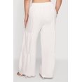 thumbnail image 4 of Women's Plus Size High Waisted Crepe Knit Tiered Palazzo Pants, 4 of 4