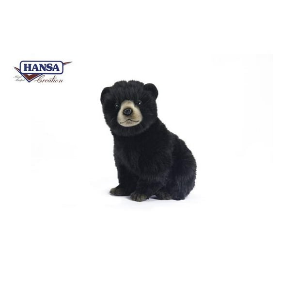 Hansa 7040 10 in. Black Bear Cub
