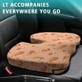 thumbnail image 4 of Premium Cat Pattern Memory Foam Seat Cushion Ergonomic Chair Pad for Office Chair, Car, Airplane & Bleachers Sciatica, Tailbone Hip & Back Pain Relief - Chair Cushion for Long Office Workers., 4 of 5