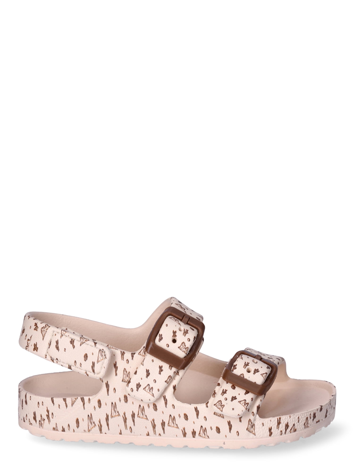Wonder Nation Toddler Kids Buckle EVA Sandals 2-Pack