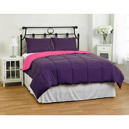 reversible goose down alternative comforter set with reversible goose down alternative comforter set with