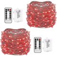 thumbnail image 1 of Luces de cadena YONGSHENG Paquete de 2 con control remoto alambre de cobre, 1 of 5