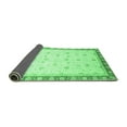 thumbnail image 2 of Ahgly Company Indoor Rectangle Oriental Emerald Green Modern Area Rugs, 2' x 4', 2 of 4
