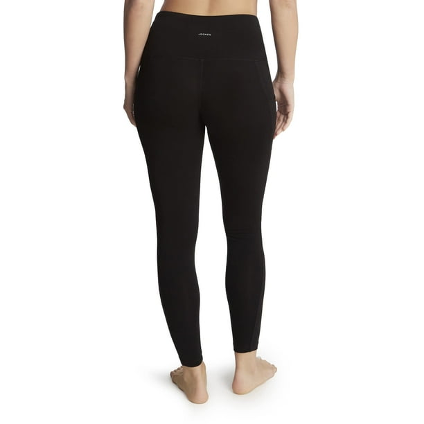 Jockey Womens Cotton Stretch Basic Ankle with Side Pocket Leggings