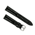 thumbnail image 2 of Correa de reloj universal de cuero PU ajustable para hombres y mujeres, repuesto de 18mm, color negro, 2 of 9